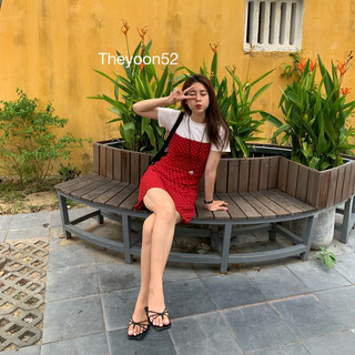 váy chấm bi