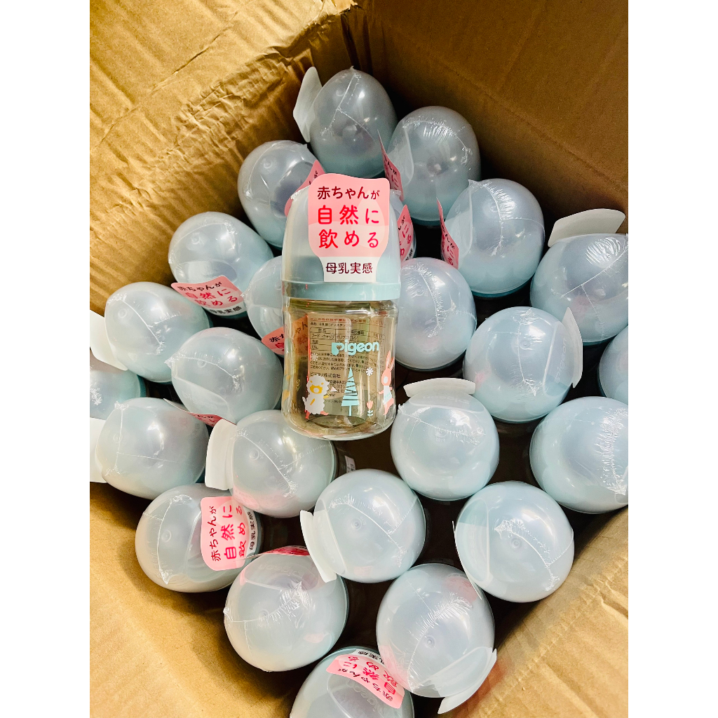 Bình sữa Pigeon PPSU Plus thế hệ III Hình Nai ,Thỏ - 160ml/240ml