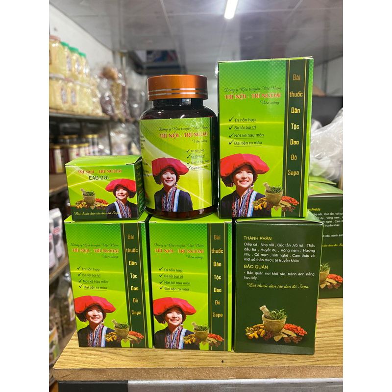 Cao bôi trĩ của người dân tộc Dao Đỏ Sapa - Cao bôi trĩ hỗ trợ giảm co búi trĩ, táo bón, đau rát hậu môn - 10g