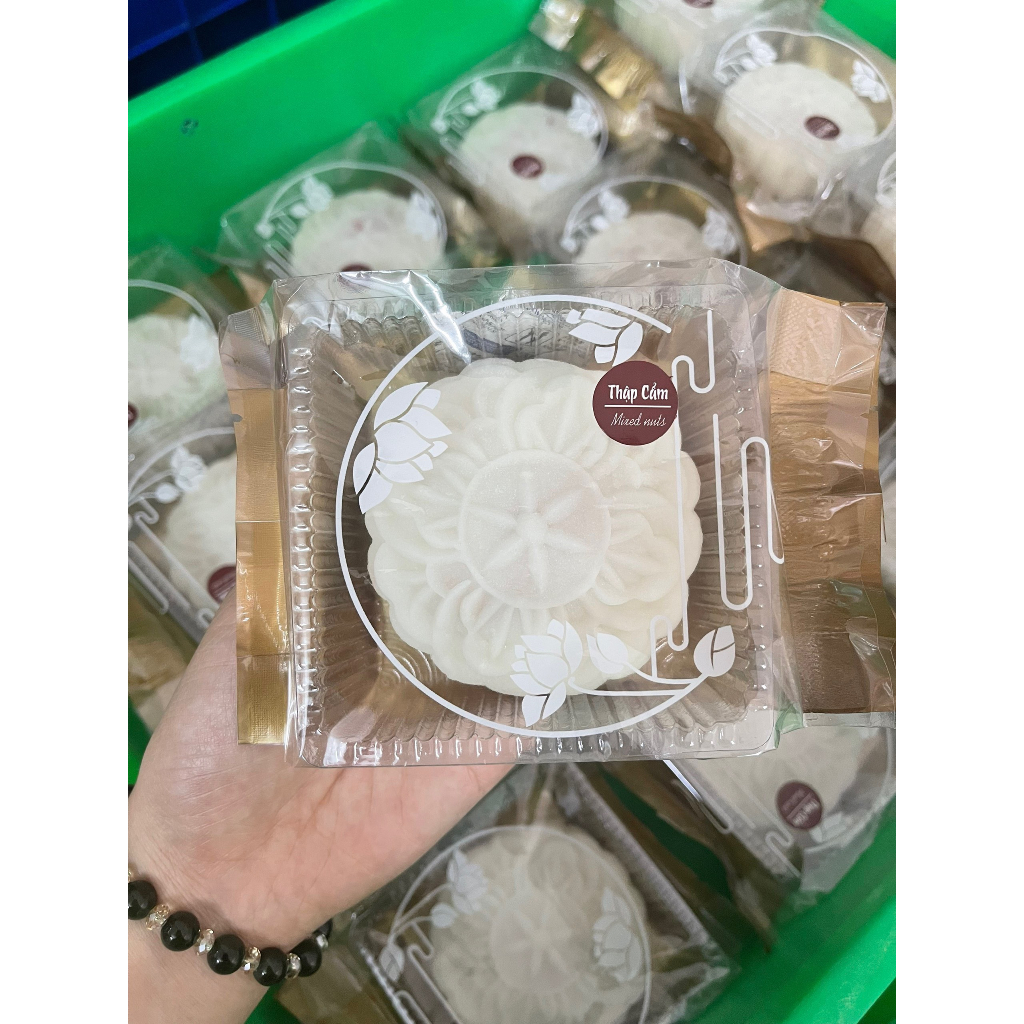 Bánh trung thu handmade vị bánh dẻo đậu xanh