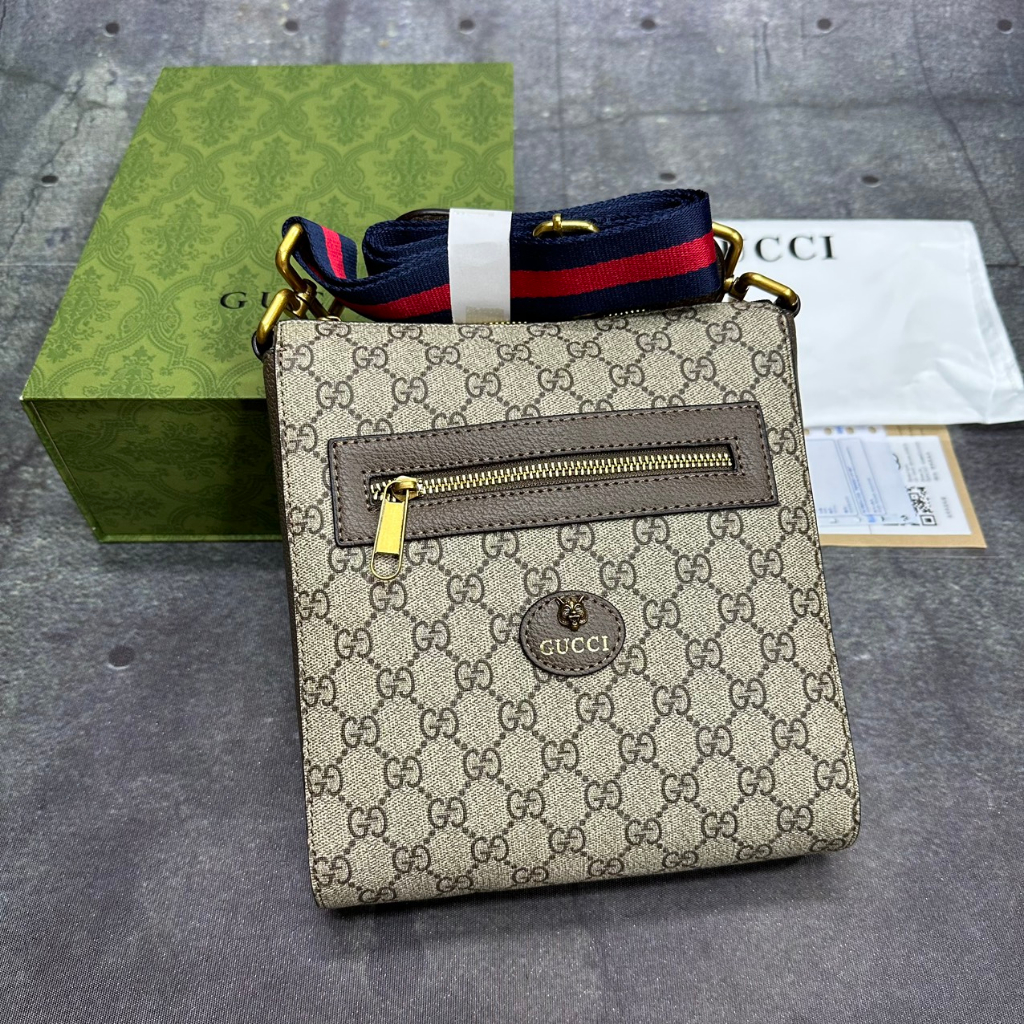 Túi đeo chéo Gucci GG hổ sắc nam nữ cao cấp quảng châu cực nét hàng chuẩn (Full hộp nâm châm 2 box) (Sốp Quốc Hưng)