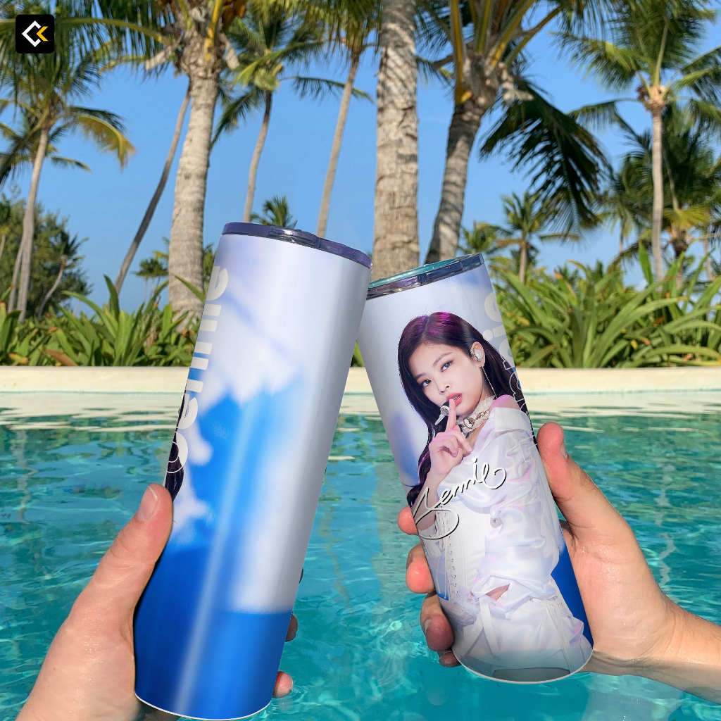 Bình Giữ Nhiệt BLACKPINK JENNIE - Ly Giữ Nhiệt BLACKPINK JENNIE - Bình Nước BLACKPINK JENNIE 2 Lớp Thép Không Gỉ - 600ml
