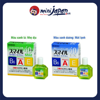 Nước nhỏ mắt 40 ex mild lion 15ml, nhỏ mắt smile nội địa nhật bản