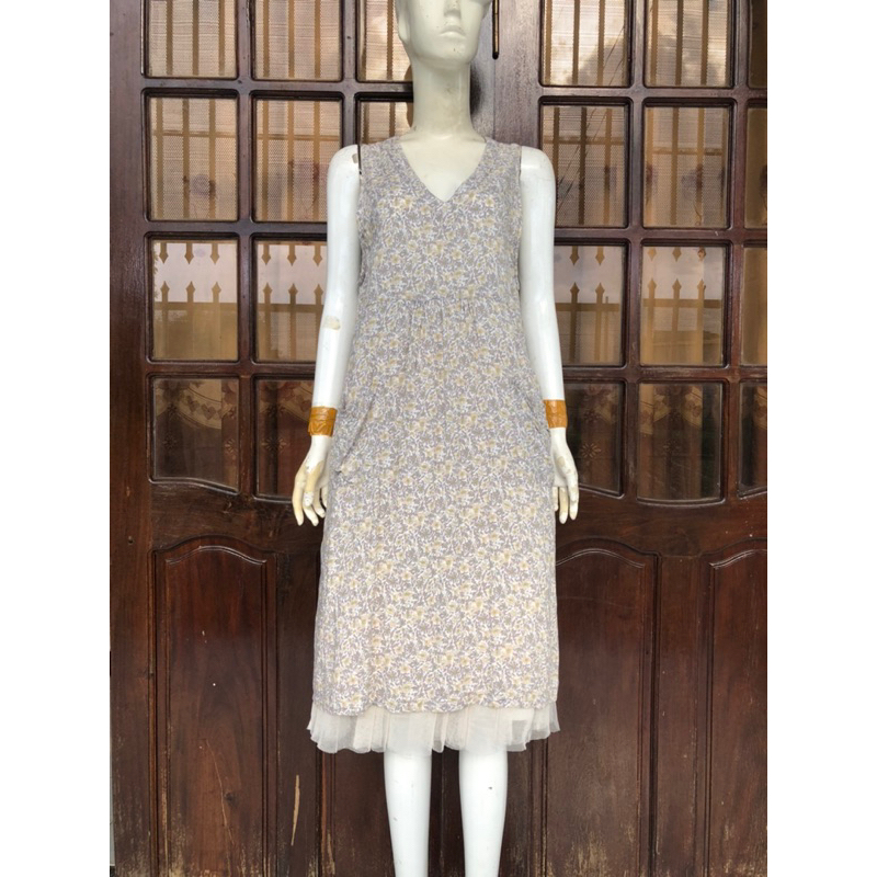 Đầm lanh yếm babydoll