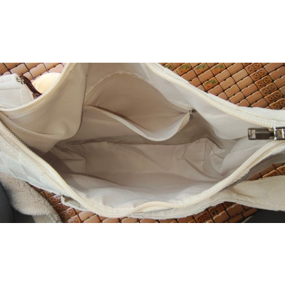 Túi tote vải nhung Messenger phong cách Nhật Bản kèm móc thú bọt biển