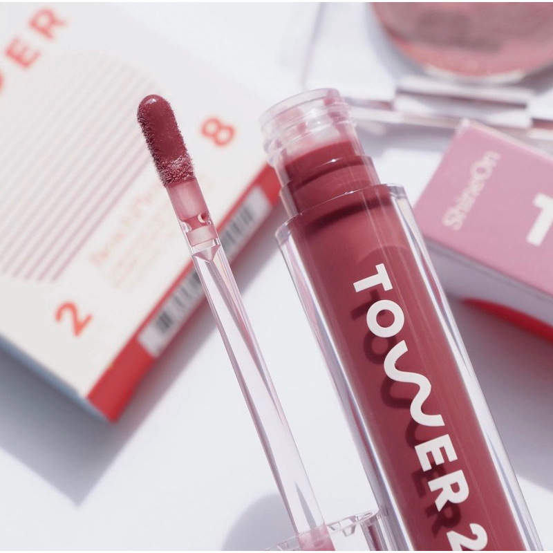 Set 2 món Tower 28 Son & Má hồng It's A Mauve-ment Lip & Cheek Duo