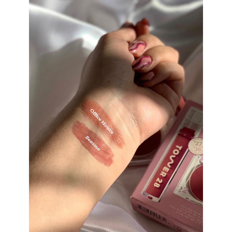 Set 2 món Tower 28 Son & Má hồng It's A Mauve-ment Lip & Cheek Duo