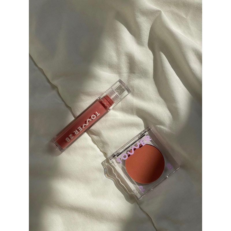 Set 2 món Tower 28 Son & Má hồng It's A Mauve-ment Lip & Cheek Duo