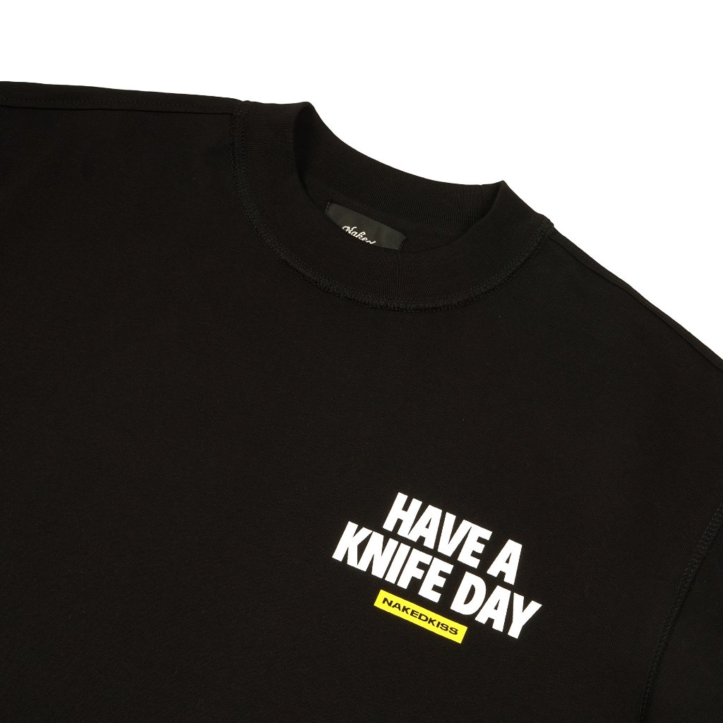 Áo thun NakedKiss HAVE A KNIFE DAY  Form Boxy | Boxy fit | NAKEDKISS