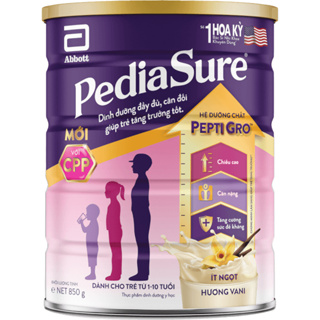 Sữa PediaSure 850g Ít Ngọt date mới 2025