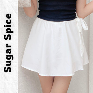 Chân Váy Xoè, Chân Váy Trắng Xoè Cột Nơ Phong Cách Coquette SUGAR SPICE - Juliet Skirt