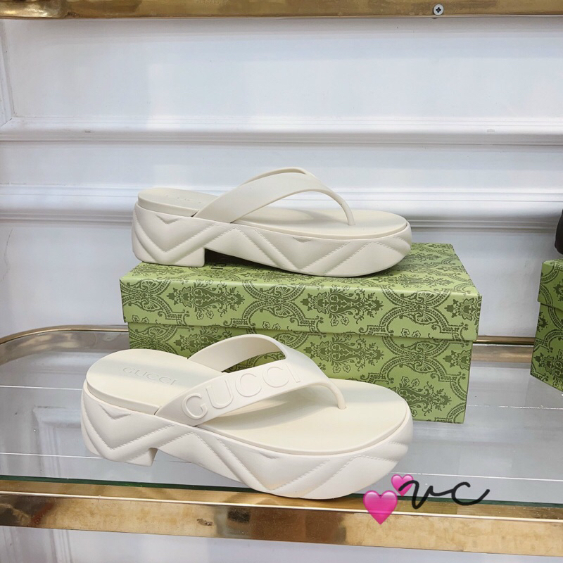 Dép đế cao xỏ ngón gu••cci super fullbox