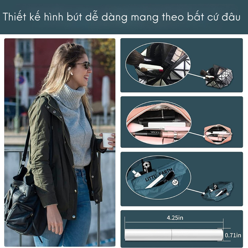 Bút vệ sinh tai nghe bluetooth có dây 3 trong 1 có chổi lông làm sạch sâu, giúp tai nghe luôn như mới