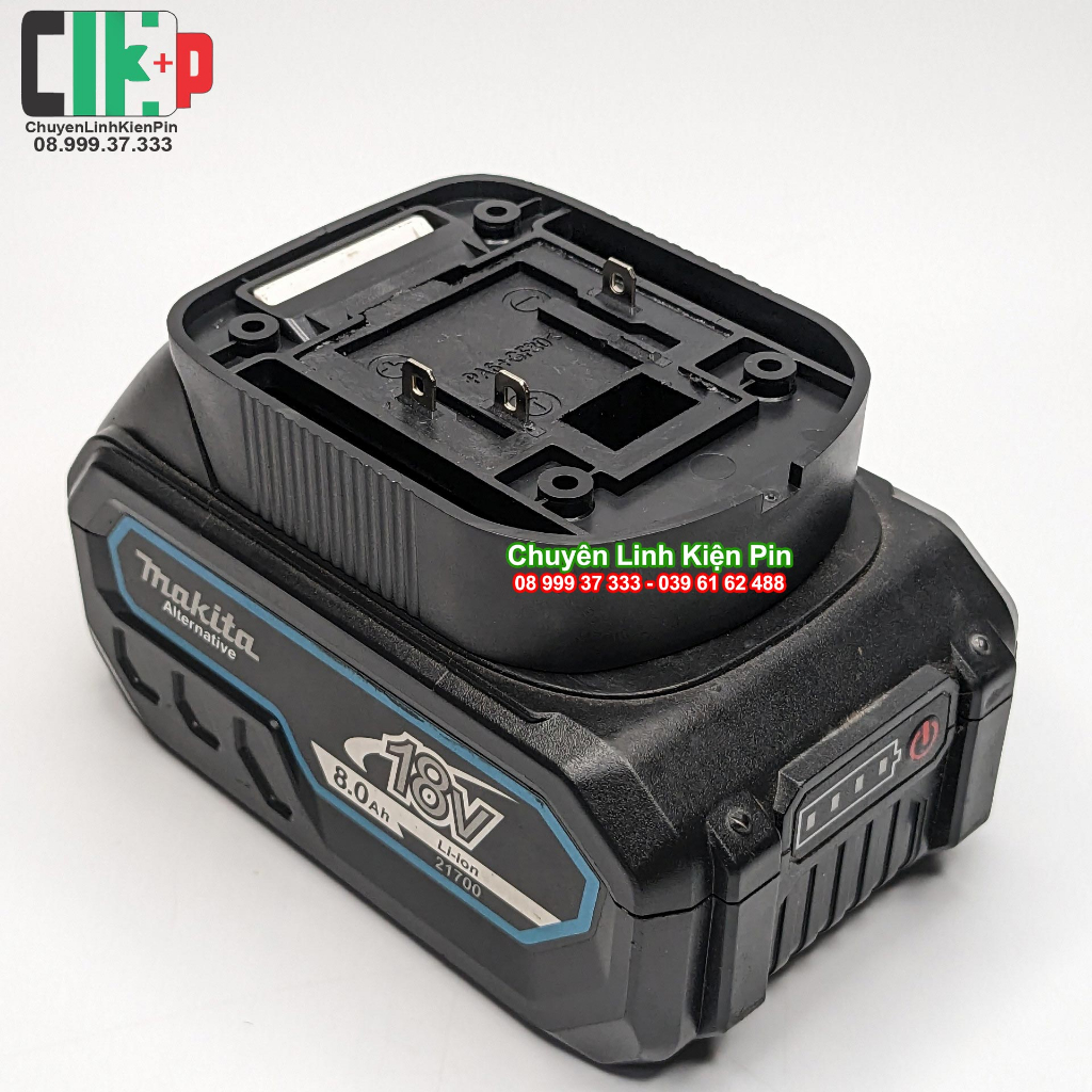 Chân Đế loại 3 chân Cài Pin Makita 14-18V loại tốt ho thợ DIY sạc
