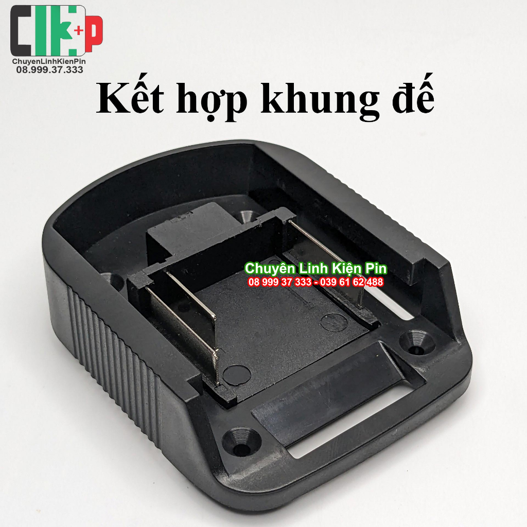 Chân Đế loại 3 chân Cài Pin Makita 14-18V loại tốt ho thợ DIY sạc