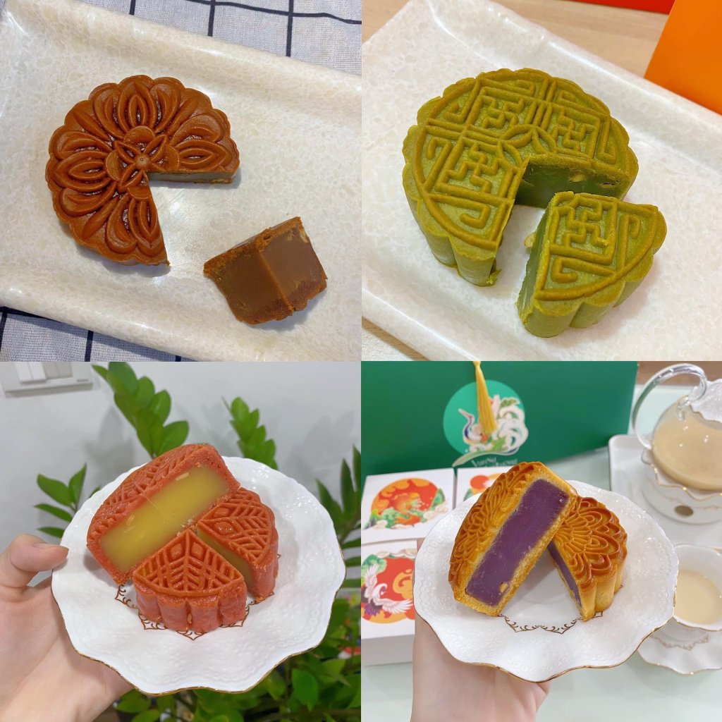 Bánh trung thu handmade nhà làm bánh nướng cao cấp