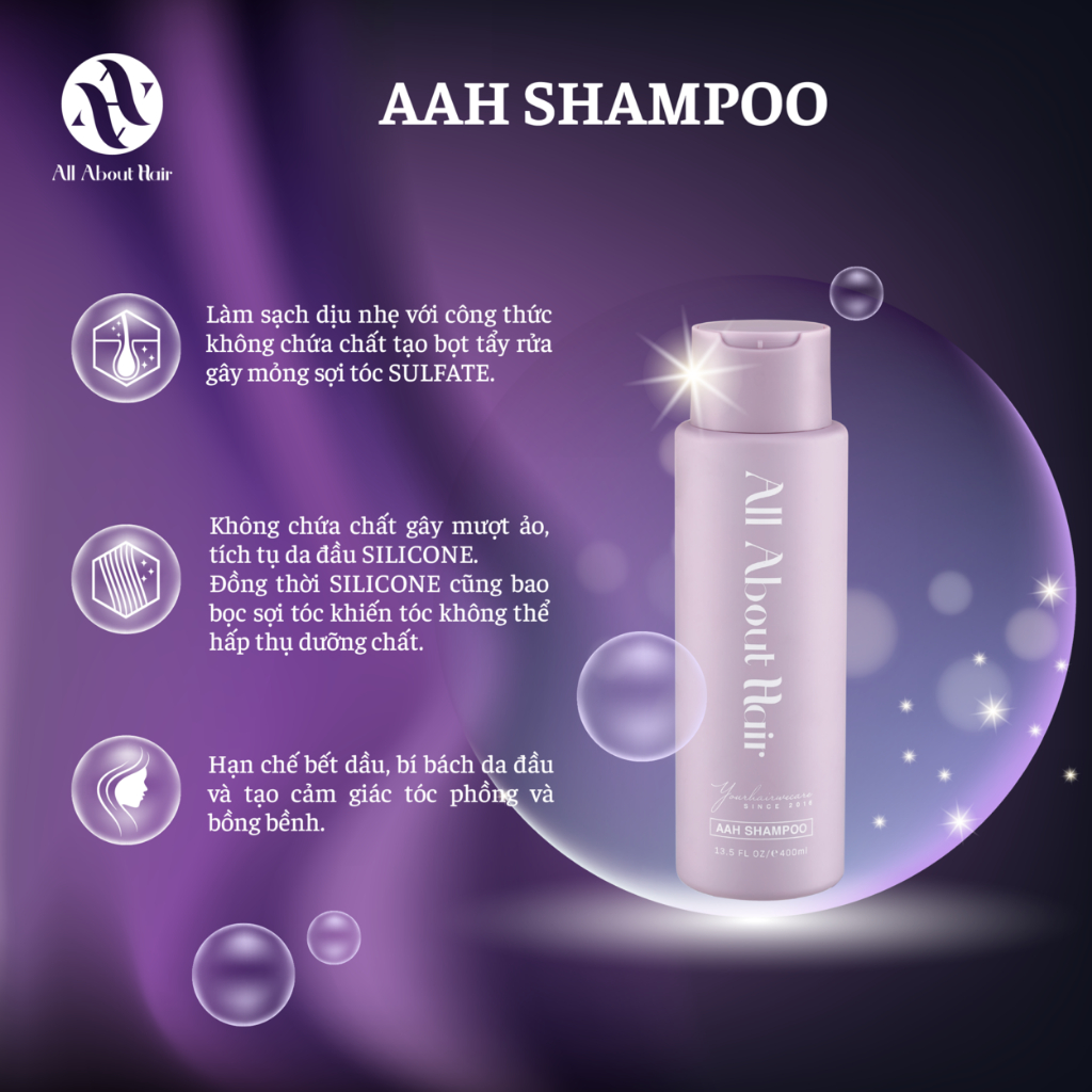 Combo 2SP Dầu Gội & Dầu Xả AAH All About Hair - Shampoo & Conditioner