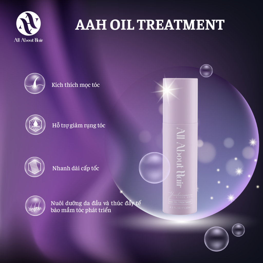 Combo 2SP Tinh Dầu & Dầu Xả AAH All About Hair - Oil Treatment & Conditioner