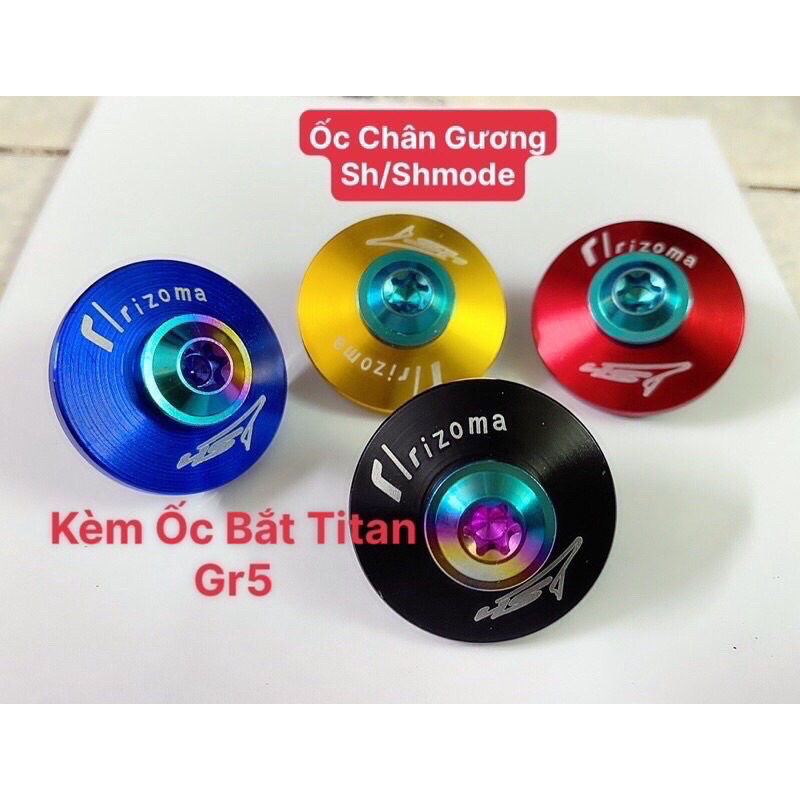 Ốc Bịt chân gương Kiểu Sh chân titan gắn các dòng xe