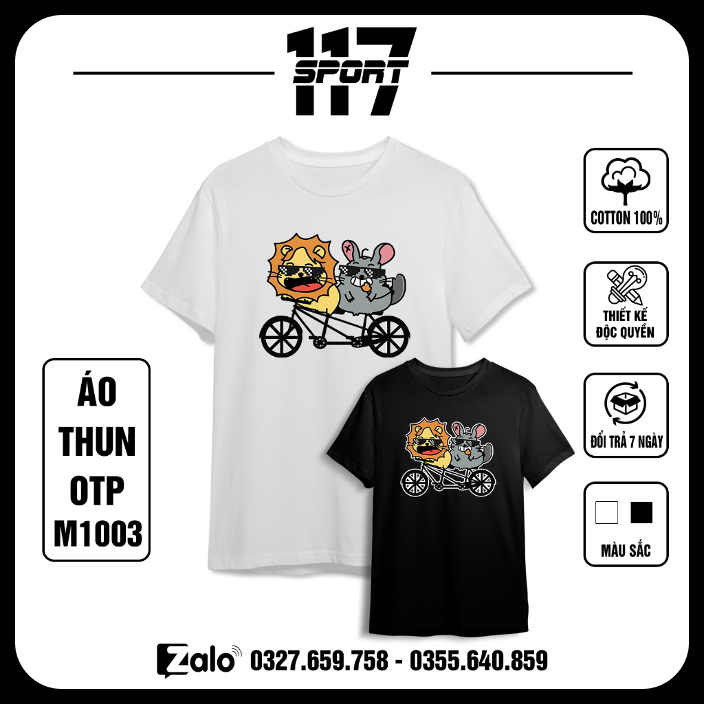 Áo Thun In Hình OTP Lion And Chinzilla GeminiFourth M1003