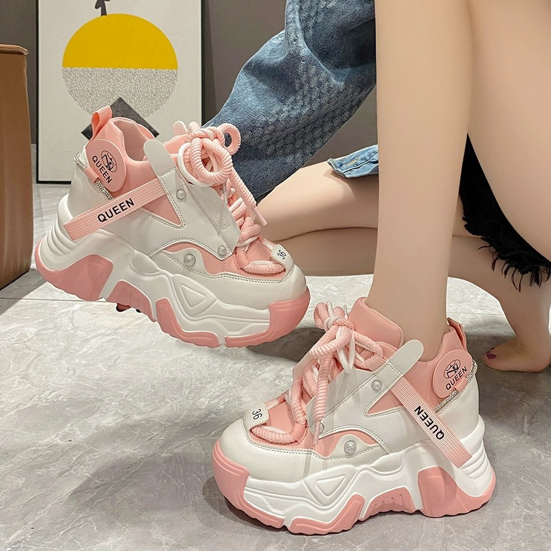 (ODER) Giày thể thao thời trang cao cấp độn đế 10cm
