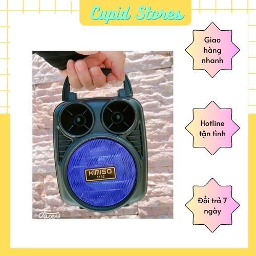 Loa bluetooth kết nối không dây, loa nghe nhạc cầm tay