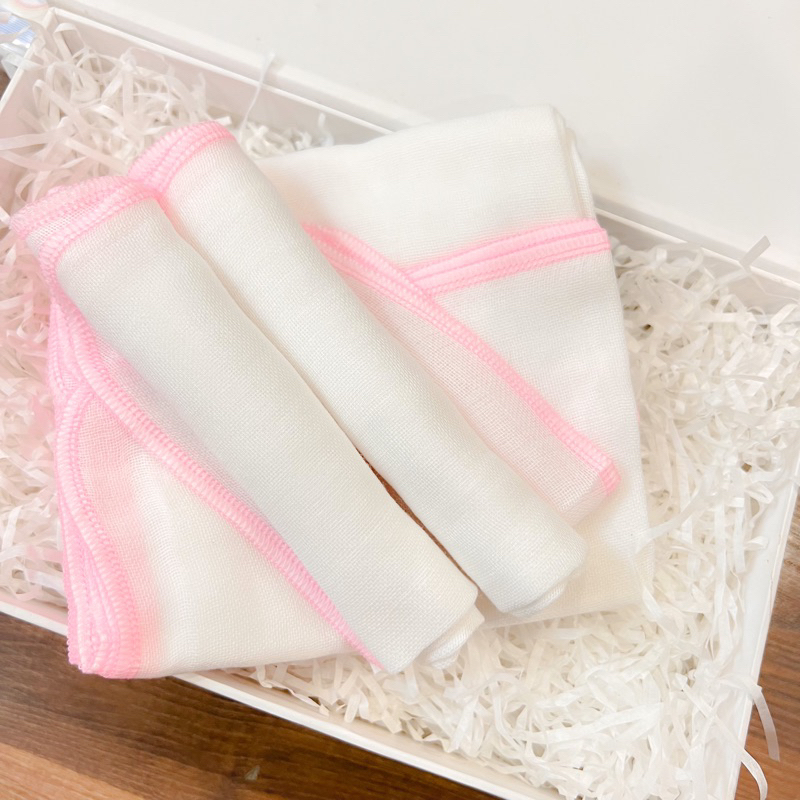 Khăn Sữa Xô Baby Cotton 100% Xuất Nhật 2/3/4 lớp hàng đẹp Việt Nam Túi 10 Chiếc Cho Bé Sơ Sinh