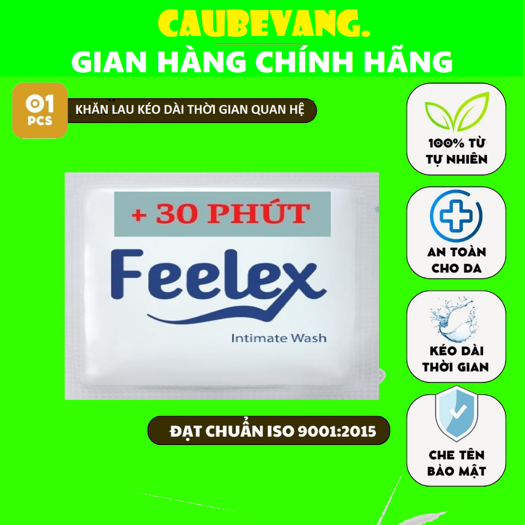 Khăn lau khăn ướt Feelex dành cho nam giới nhỏ gọn dễ dàng mang theo