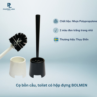 Cọ bồn cầu, toilet có hộp đựng BOLMEN - Chính hãng IKEA