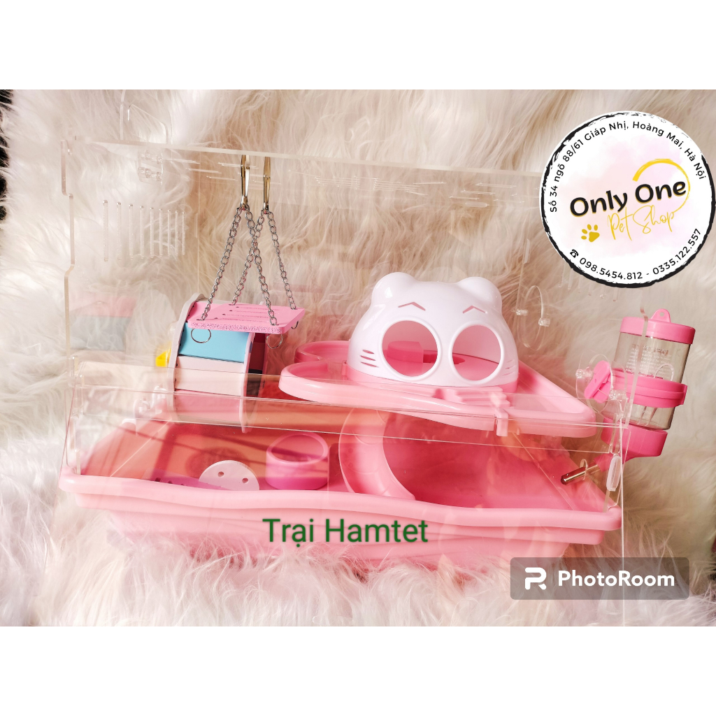 Lồng mèo mica cho Hamster