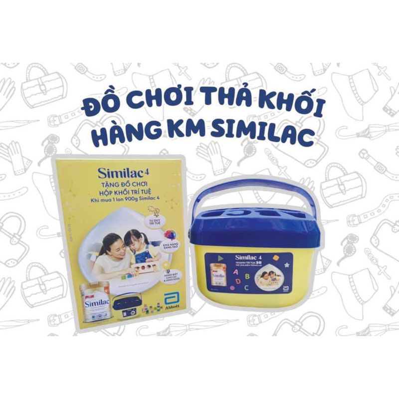 Bộ đồ chơi thả hình khối & chữ cái Hkm Similac