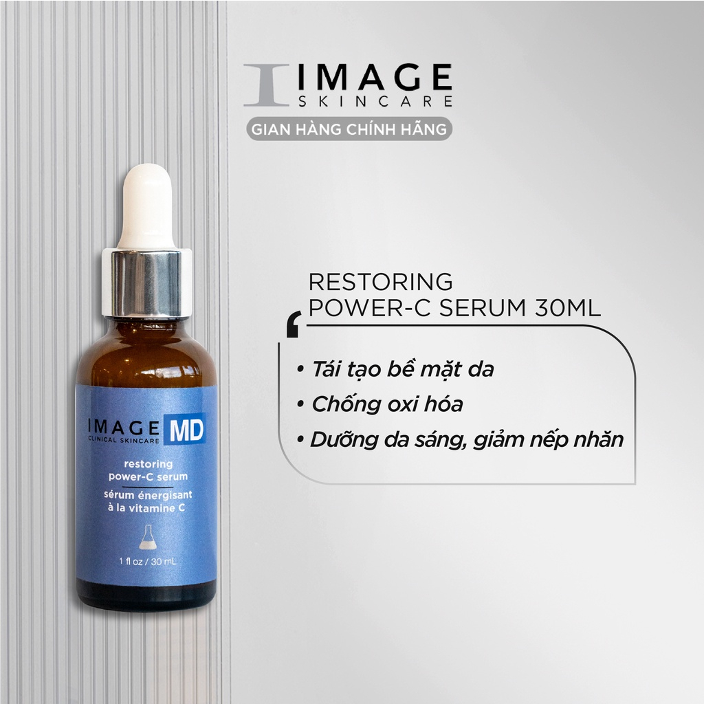 [Date 05.2025] Tinh chất trắng sáng và tái tạo da Image MD Restoring Power-C Serum 30ml (new)