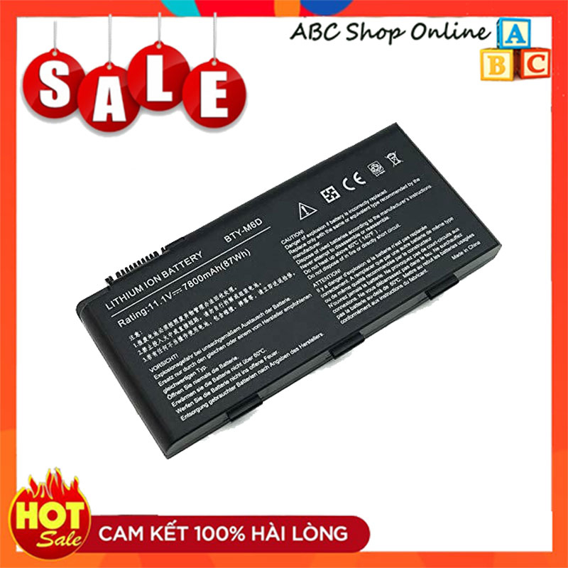 Pin Laptop MSI GT60 GT70 GX780R GX680 GX780 GT780 BTY-M6D