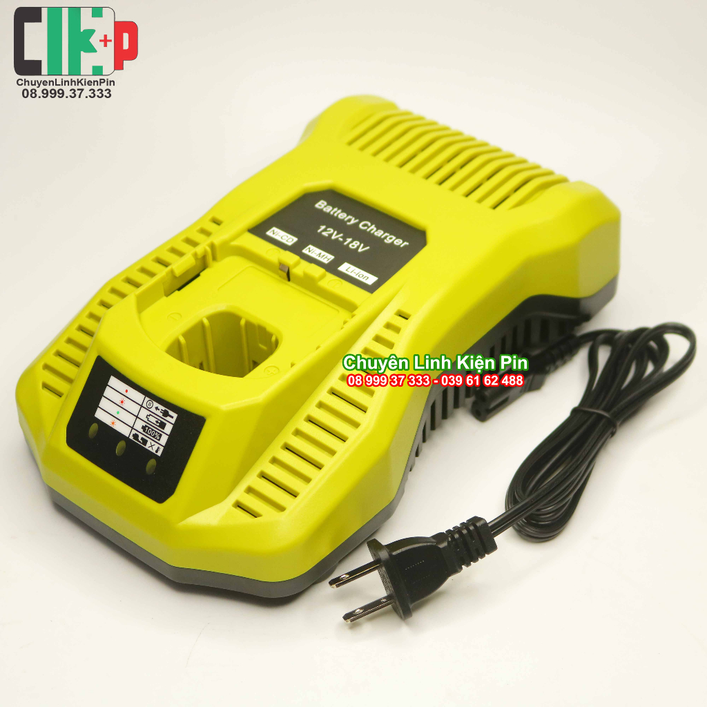 Sạc RYOBI Cho All Ryobi 12V-18V One + Và Pin NiCad Ryobi One + P104 P105 P102 P103 P107 P108 18V