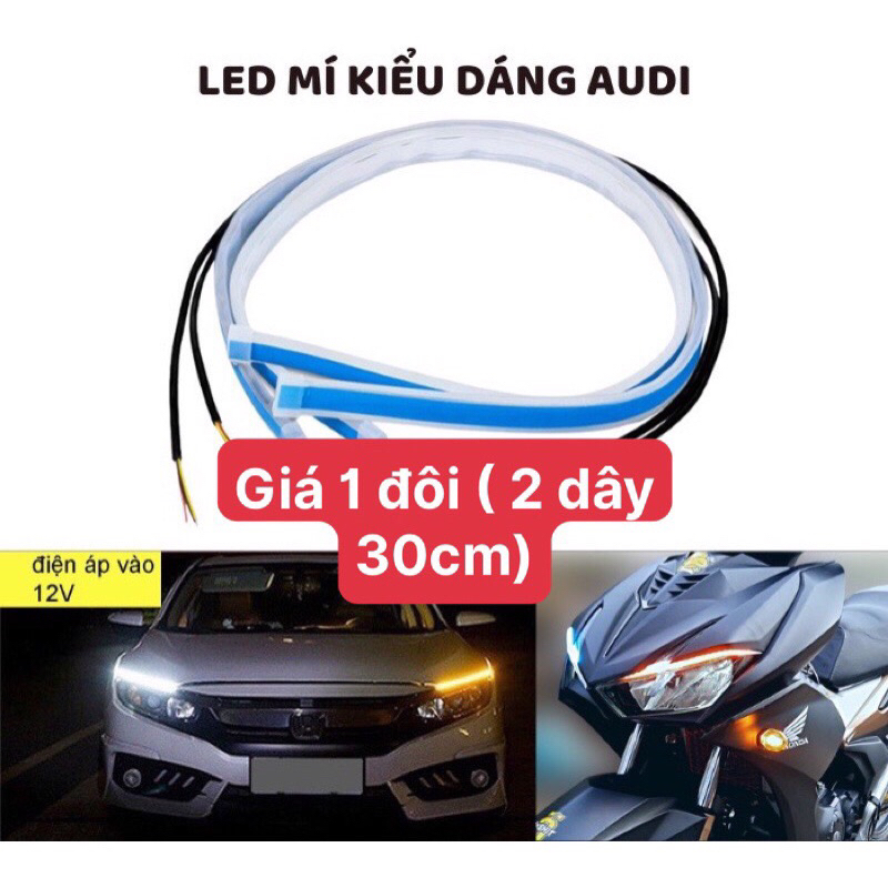 Dây led mí chạy audi giá 2 dây cực đẹp