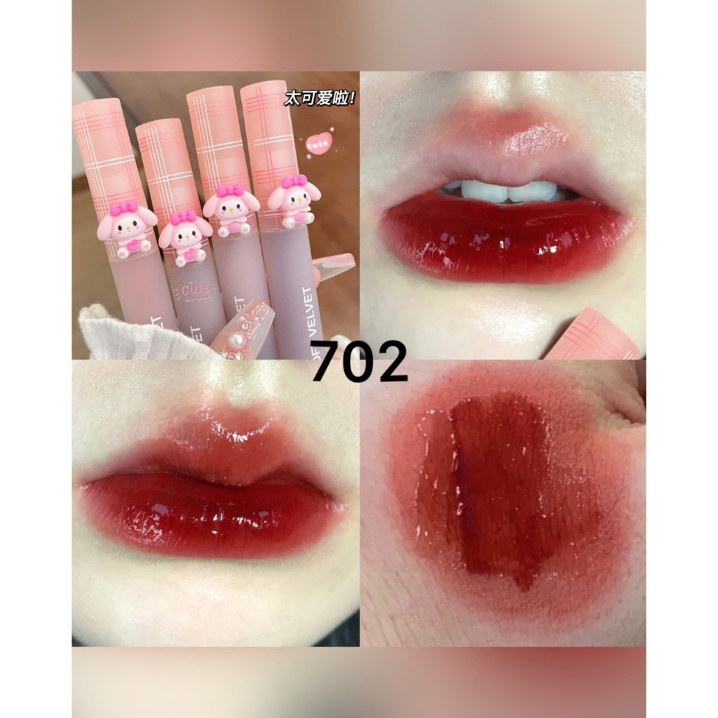 Son kem GeGe thỏ hồng cute siêu bền màu lâu trôi