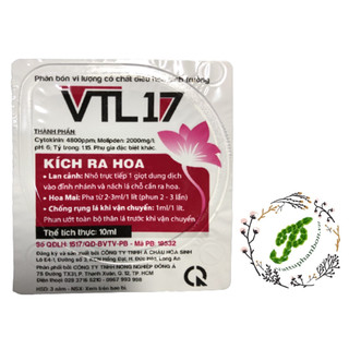Phân bón nạp kích hoa vtl17 - kích ra hoa - #613a# 10ml
