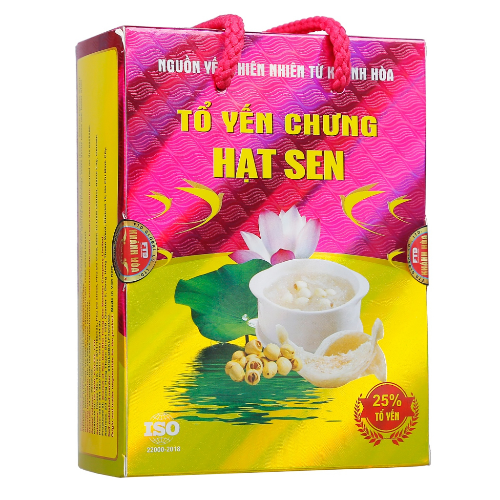 Yến sào Khánh Hòa chưng hạt sen