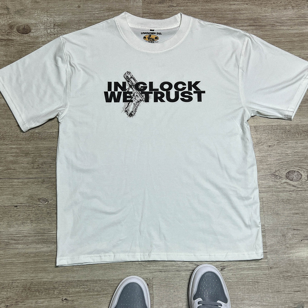 Áo thun " In Glock We trust " Unknown oversized tee Local Brand