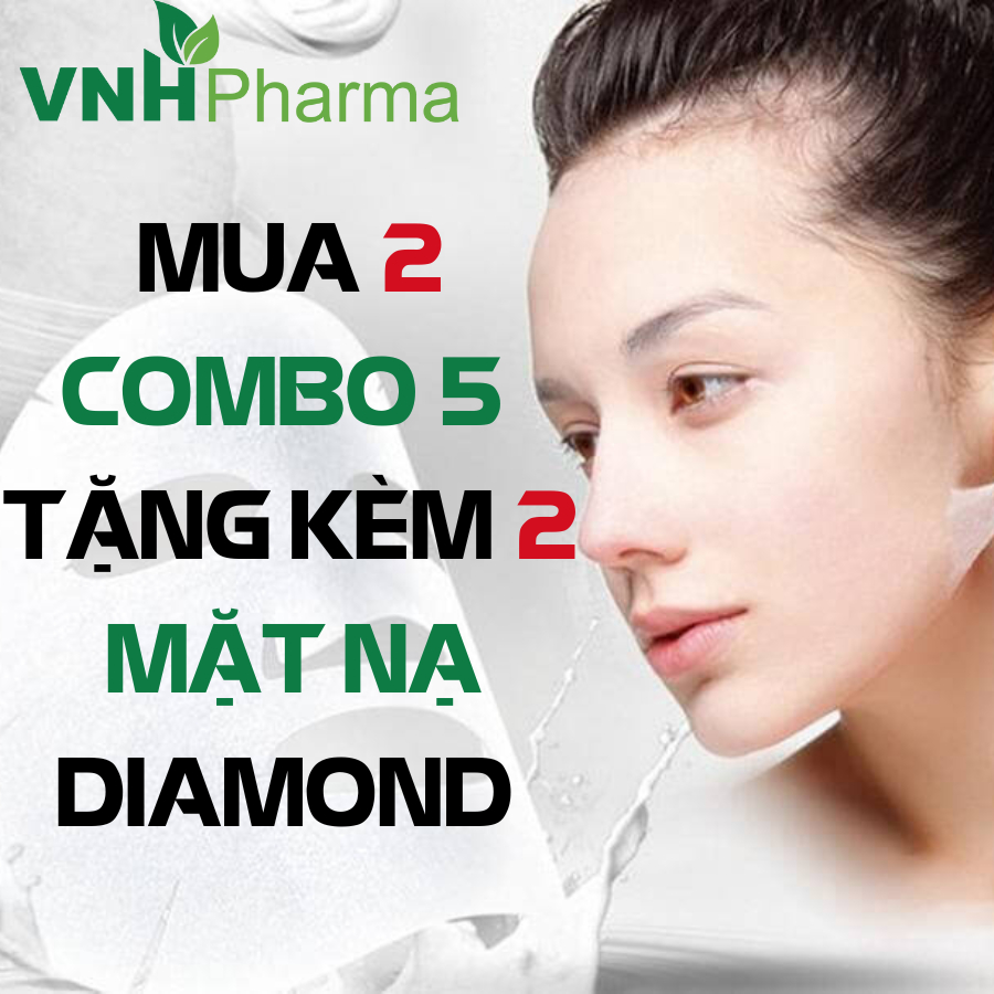 Mặt nạ dưỡng da Diamond White 3 công dụng Hàng Chính Hãng