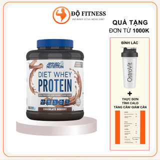 Diet Whey Protein (1,8kg 72 Lần Dùng) - Applied Nutrition Sữa Tăng Cơ Giảm Mỡ Giảm Cân Chứa L-Carnitine Tập Gym