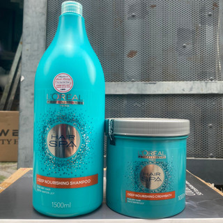 Dầu gội hấp suôn mượt Hair Spa Deep Nourishing L'oréal 1500ml/1000ml *NEW*