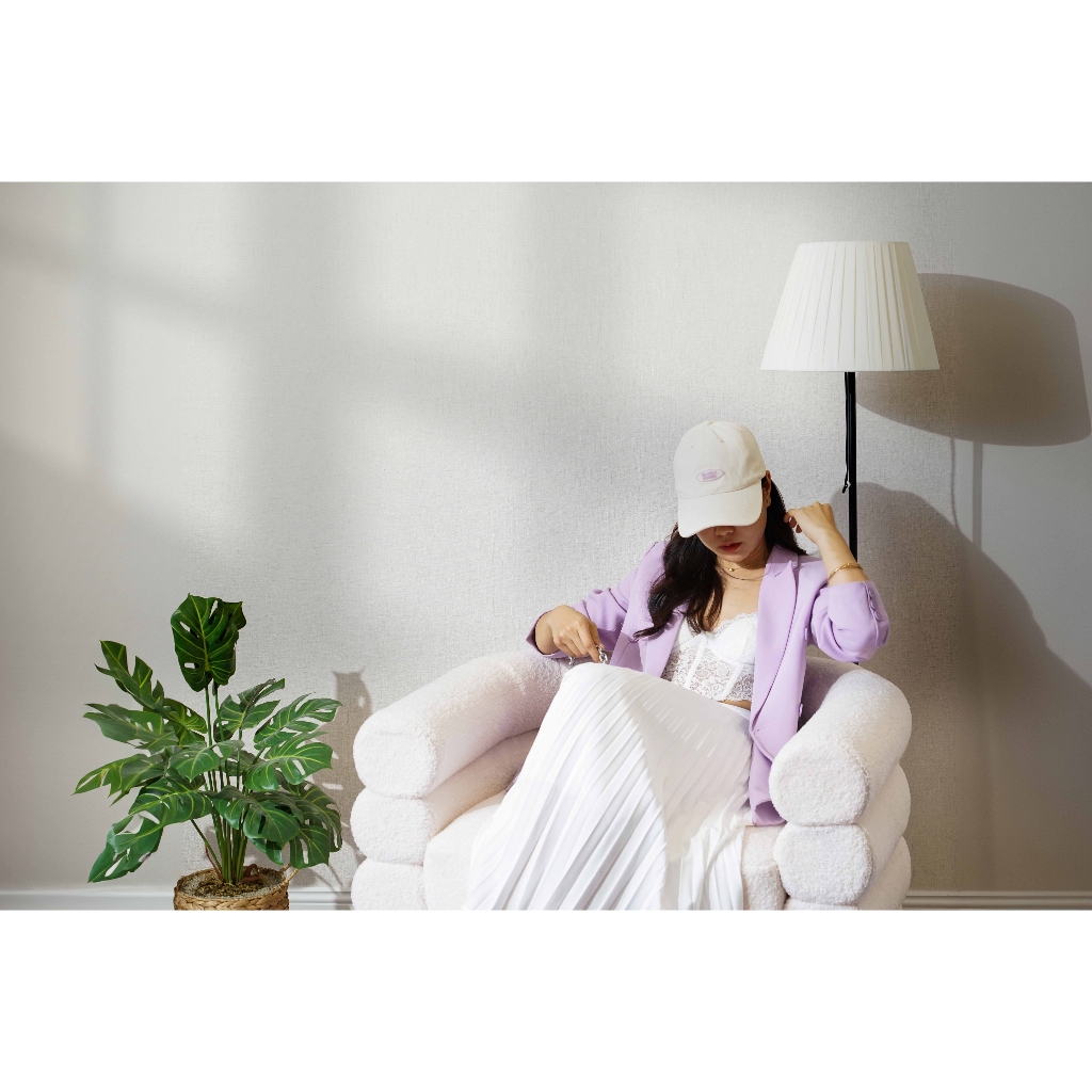 [Chiết eo] - Áo blazer nữ áo vest dài tay màu tím pastel | BigBuy360 - bigbuy360.vn