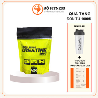 Creatine 5000 Vitaxtrong Monohydrate Pure 300g 60 Lần Dùng Tăng Sức Mạnh, Cơ Nạc, Hỗ Trợ Phát Triển Cơ Bắp Creatin r1.