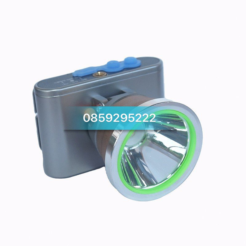 Đèn Đội Đầu Siêu Sáng 200W S16, Hiển Thị % Pin, Chiếu Sáng Liên Tục 10H