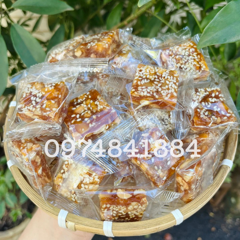 250G Kẹo khóm đậu mè dừa non chua ngọt thơm ngon