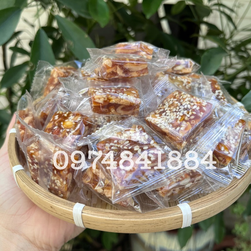 250G Kẹo khóm đậu mè dừa non chua ngọt thơm ngon