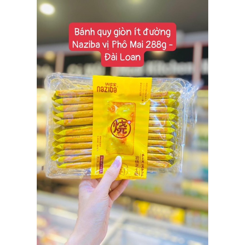 🥕🥦 BÁNH QUY NAZIBA PHÔ MAI vừa thơm ngon vừa nhiều chất dinh dưỡng 228g 🧀🧀