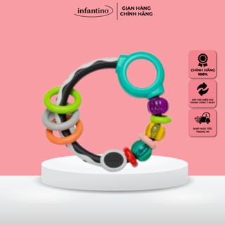 Gặm Nướu Cho Bé INFANTINO Hình Vòng Đeo Tay - Shake & Spin Rattle Ring