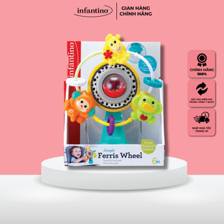 Đồ chơi cho bé infantino hình vòng quay hình khu rừng - jungle ferris wheel